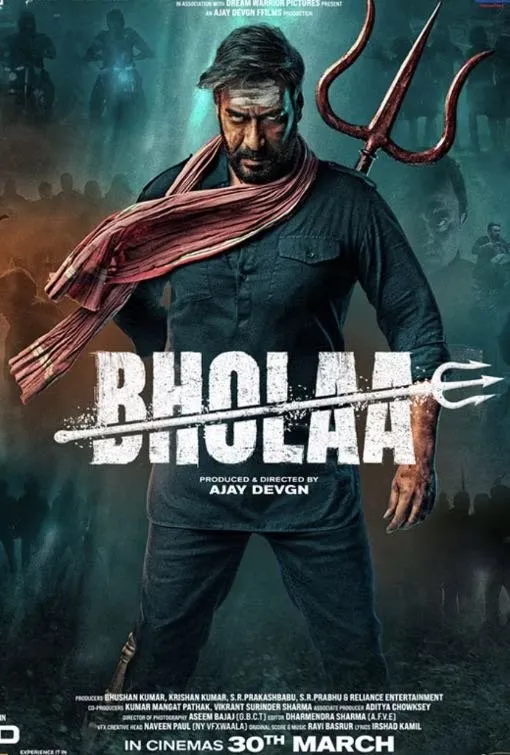 BHOLAA 4K movie stream poster on Nob IPTV